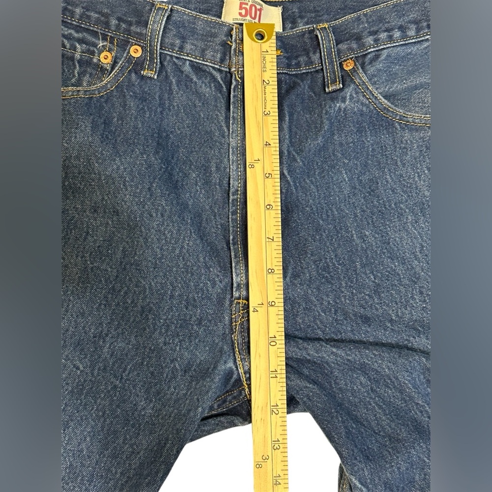 Vintage Levis 501 WPL-423 Straight Leg Jeans Button Fly Size 36x30 Men’s - Picture 9 of 12
